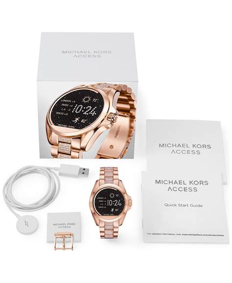 Michael Kors Access Women's Digital Bradshaw Rose Gold